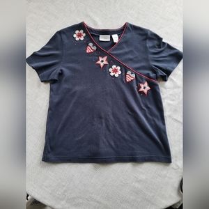 Vintage Alfred Dunner Americana Top - Size M